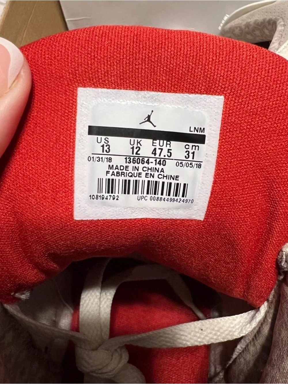 Jordan Air Jordan 3 Retro International Flight 13m